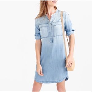 J. Crew Chambray Dress